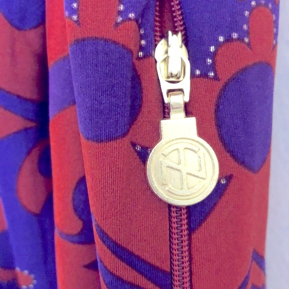 Embellished Ginger Damask Long Sleeve Dress - Picture 9 of 9